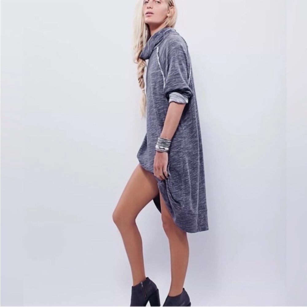 Free People Beach Oversized Asymetric Tunic